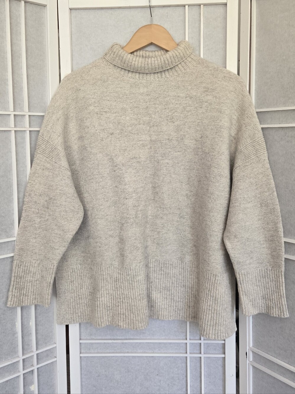 Women's Soft Crewneck Sweater in Light Beige